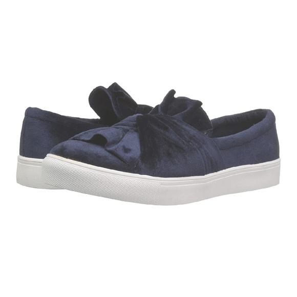 Mia Shoes - 🍭Wknd Sale🍭MIA Zoe Navy Velvet Slip-On